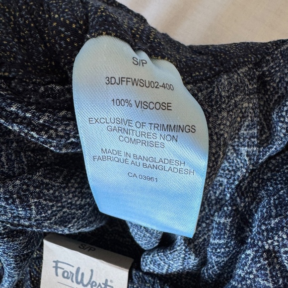 Far West NEW Women's Small Marine Elastic Waist Viscose Shorts Navy Beach Summer - Picture 8 of 14